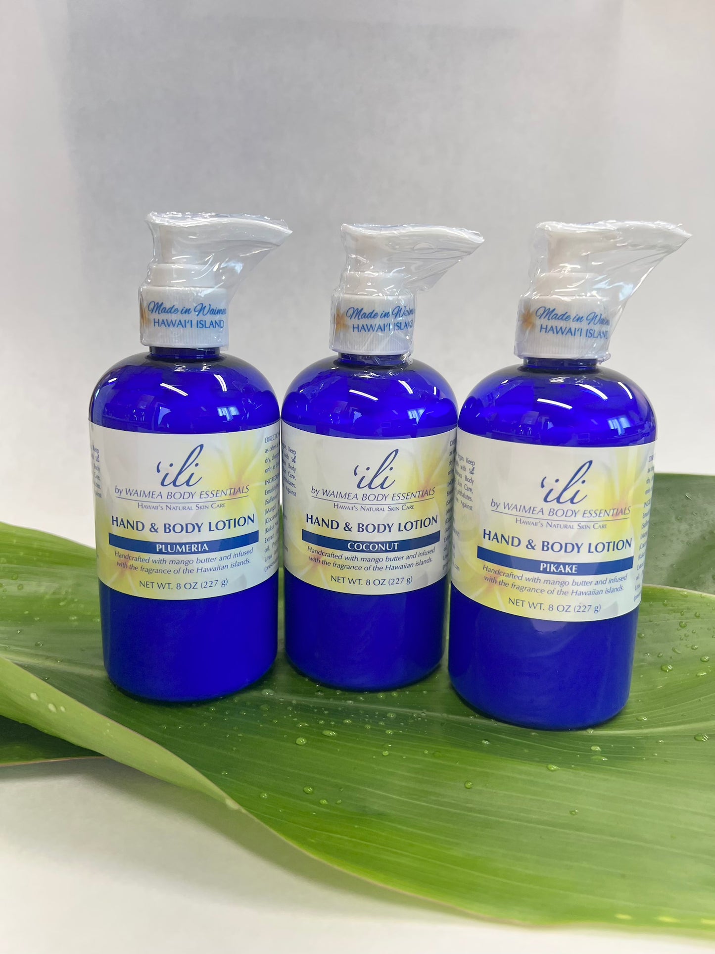 ʻili Body Lotion 8 oz pump bottle, island-scented lotion